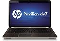 HP Pavilion dv7t Quad Edition dv7tqe Laptop - 2nd generation Intel Quad Core i7-2670QM (2.2 GHz) / 2GB AMD Radeon(TM) HD 7690M GDDR5 Discrete Graphics / 8GB DDR3 System Memory / 750GB 5400RPM Hard Drive / 17.3" HD+ HP BrightView LED (1600 x 900) / Blu-ray player & SuperMulti DVD burner / HP TrueVision HD Webcam with Integrated Digital Microphone and HP SimplePass Fingerprint Reader / Beats Audio / 2 USB 3.0 / dark umber